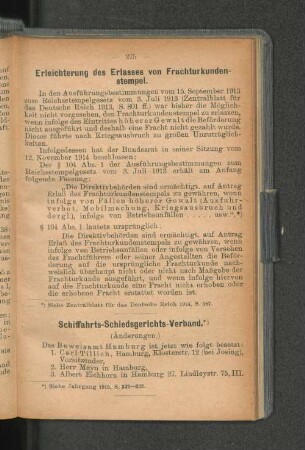 Erleichterung des Erlasses von frachturkunden-stempel.