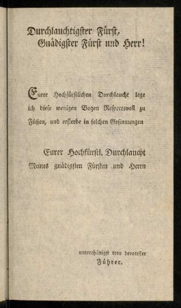 3-4, Durchlauchtigster Fuerst, Gnaedigster Fuerst und Herr!