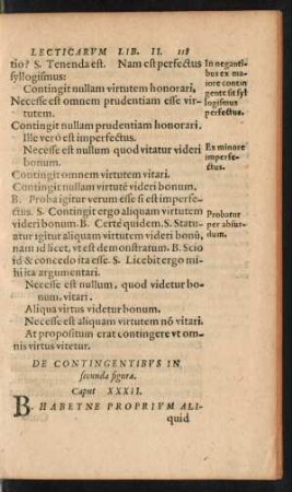 De Contingentibus In secunda figura. Caput XXXII.