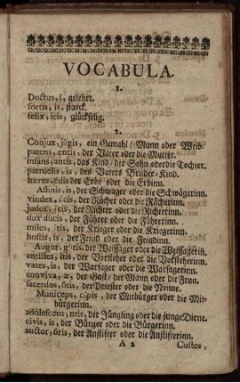 Vocabula.