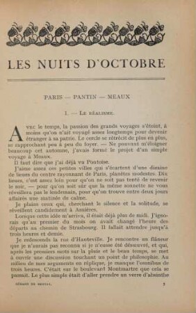 Les nuits d'octobre. Paris - Pantin - Meaux