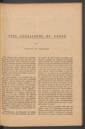 Tres caballeros de negro