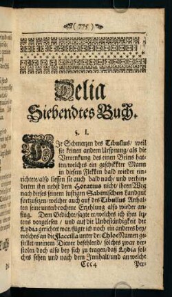 775-920, Delia. Siebendtes Buch