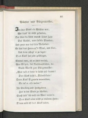 Wächter und Bürgermeister.