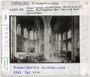 Marburg: St. Elisabeth, Chor und nördl. Querschiff