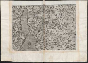 Il Disegno De Geografia Moderna Del Regno di Polonia, e parte Del Ducado di Moscovia, con parte della scandia, e parte de suevia, con molte regioni ...