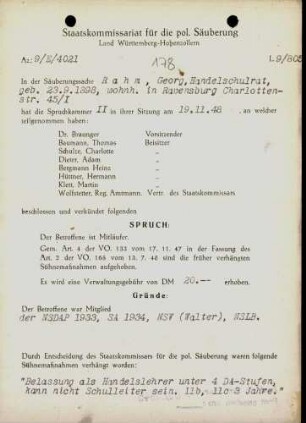 Rahm, Georg