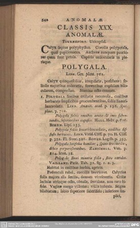 Classis XXX. Anomalae