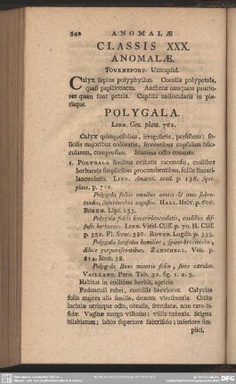 Classis XXX. Anomalae