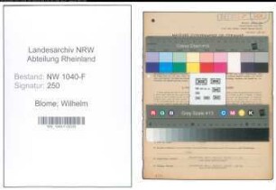 Entnazifizierung Wilhelm Blome , geb. 11.06.1908 (Zollbeamter)