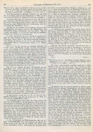 686-687 [Rezension] Scharbert, Josef, Der Schmerz im Alten Testament
