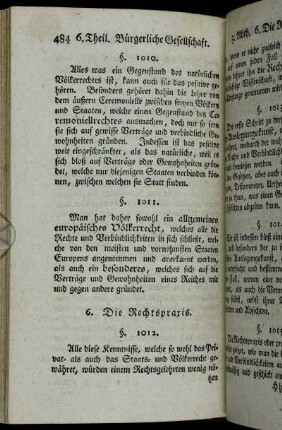 6. Die Rechtspraxis.
