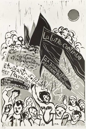 Illustrationen zum kommunistischen Manifest