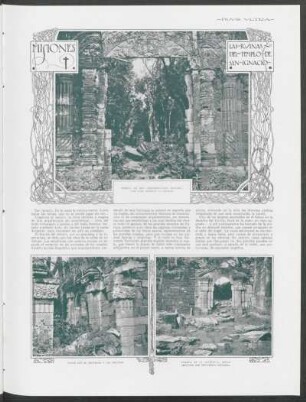 Misiones. - Las ruinas del Templo de San Ignacio : Fotografías de Jorge Cullen Ayerza
