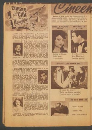 Correo del cine por Mariofelia