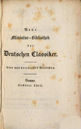 J. G. Seume's Spaziergang nach Syrakus : im Jahre 1802, 5