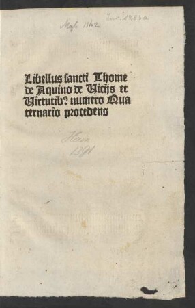 De vitiis et virtutibus