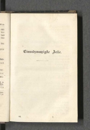 Einundzwanzigste Zelle.