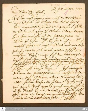 Brief von August Hermann Francke an Heinrich Julius Elers.