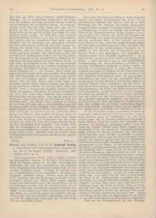 379-381 [Rezension] Strong, Aug. Hopkins, Systematic Theology