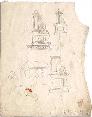 Thiersch, August ; Sakralbauten - Kirchenbank (Details)