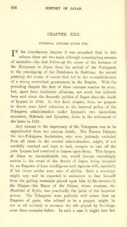 Chapter XXII [ XXIV]. Internal affairs after 1616