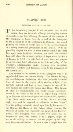 Chapter XXII [ XXIV]. Internal affairs after 1616