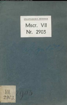 Abschriften von Urkunden der Stadt Minden Aufgelöst