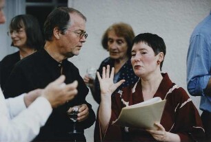Volker Braun und Brigitte Oleschinski