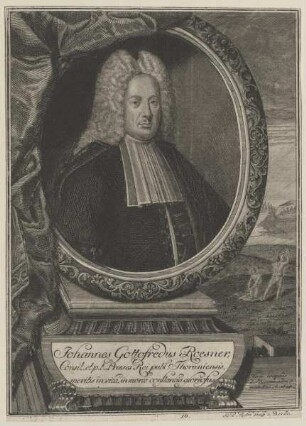 Bildnis des Johannes Gottofredus Roesner