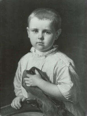Kinderbildnis Julius Paul Schubert, Vetter des Malers