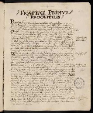 1r-17v, Prooemium logicae (Tractatus I)