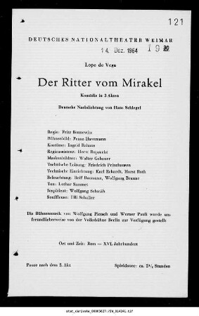 Der Ritter vom Mirakel