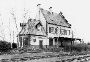 Bahnhof der Linie Butzbach-Lich; Münzenberg, Falkensteiner Straße 96