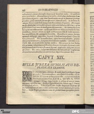 Capvt XIX. De Bvllæ Jvbileæ Hvmilitatis Deprædicate Examine.