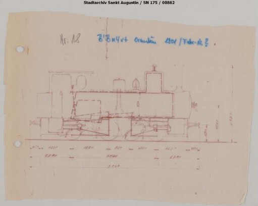 Lok 18, O&K, Baujahr 1901
