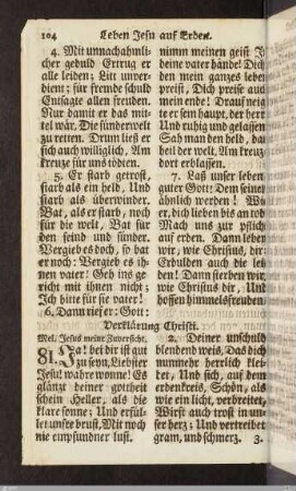 Verklärung Christi.