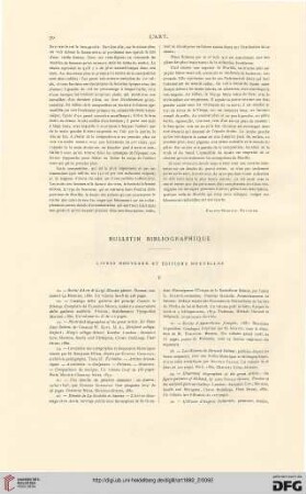 Bulletin bibliographique: livres nouveaux et éditions nouvelles