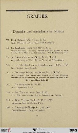Graphik (Nr. 337-437)