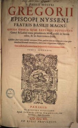 Opera omnia ... : additae sunt variae doctiss. virorum notae .... 2