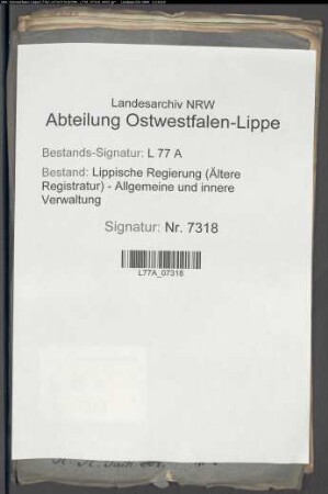 Truppenverpflegung im Amt Detmold, Vogtei Lage und Heiden