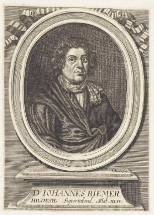 Bildnis des Johannes Riemer