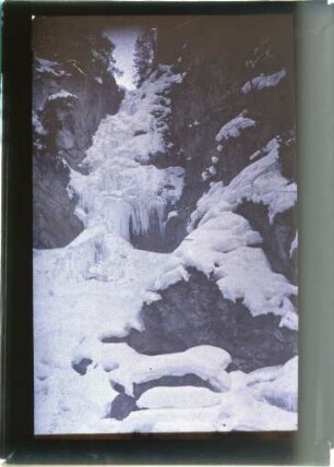 Wasserfall in Zuoz (Engadin)