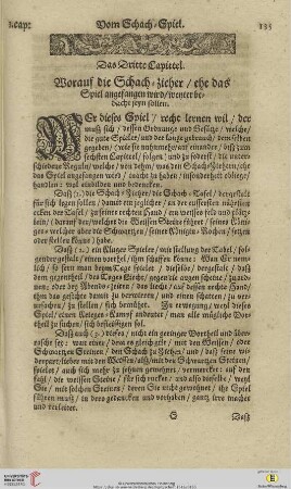 Das dritte Kapittel