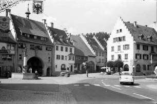 Löffingen: Giebelhäuser mit Mailänder Tor