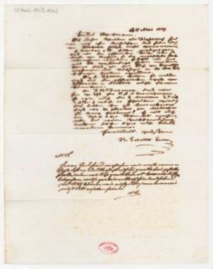 Brief an Jean Hartmann : 23.05.1869