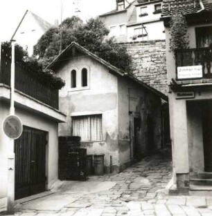 Stadt Wehlen, hinter Markt 6. Wohnhaus (um 1900). Straßenansicht