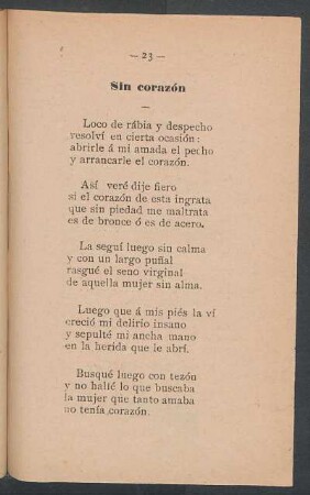 Sin corazón