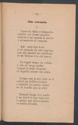 Sin corazón