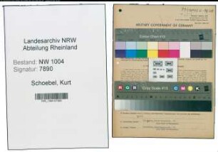 Entnazifizierung Kurt Schoebel , geb. 22.12.1921 (Kaufm.Angestellter)
